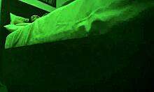 step bro so you're stuck sharing my bed tonight wanna lick my pussy first?