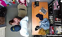 riding that officer's cock hard to escape trouble, hidden cam catches it all 🚔💦