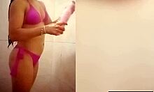 GABI PAQUES TAKES A STEAMY SHOWER GETTING READY TO GET NAUGHTY IN LINGERIE