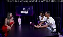 Vivy Marques' Big Dick Bully Son Anal Fucks in Sheer Red Casting