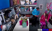 Slutty Teen Fucks Cop Doggystyle to Avoid Jail