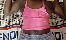 horny african student in pantyhose seduces teacher for tight pussy pounding