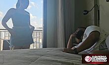 agatha mommy he couldn't hold back went crazy to fuck me so i teased his cock with my pussy to teach the naughty boy free