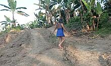 found this hot latina student in jungle 😍 invited her over fucked her hard with my monster cock 💦