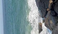 Tattooed Brazilian Beach Fuck Goes Viral Hardcore!