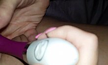 Fingering her wet pussy to orgasm