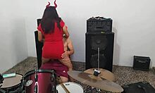 Ever wonder how controversial latin rock star fucks rough before halloween with big natural tits riding doggystyle?