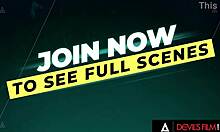 Naughty Nicole Aria betrays boyfriend riding best friend's monster cock doggystyle