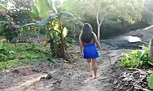 found this hot latina student in jungle 😍 invited her over fucked her hard with my monster cock 💦