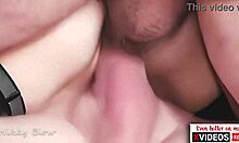 check out this double vaginal creampie close-up with sloppy seconds in group!