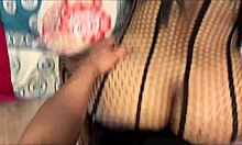 stepmom milf shakes fat ass on my cock milking every drop creampie style