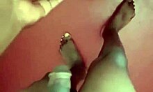 african beauty with big ass and tight shaved pussy bent over for monster cock quickie