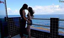 uhh i cant stop having fun on this terrace facing ocean with my dollscult babe