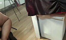 bbw big tits sub licks friend's feet gets spanked red ass full on privacy and sheer