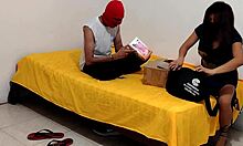 lonely canadian doll gets kinky neighbor's desperate lingerie pounding