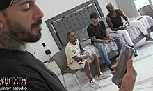 Madison still cheats with friends on hubby gets caught he joins for intense dp gangbang cum on face