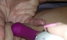 Fingering her wet pussy to orgasm