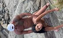 Tattooed Brazilian Beach Fuck Goes Viral Hardcore!