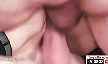 check out this double vaginal creampie close-up with sloppy seconds in group!