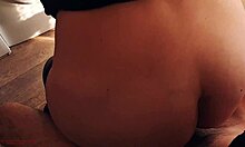 morning wood hits i whip out cock behind stepmom-in-law at cafe for doggystyle