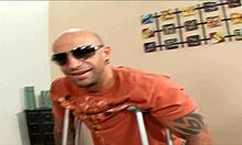 horny blonde Britney Amber's big tits bounce in tight pussy pounding