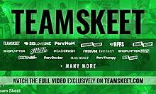 Cheating Girlfriend Pays Double with Bent-Over Threesome