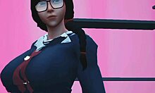 Indian housewife bends for rough office boss doggystyle pussy lick