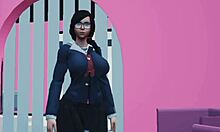 Indian housewife bends for rough office boss doggystyle pussy lick