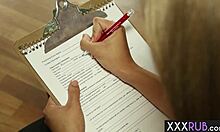 Hot teen Natasha White gets massaged deep by milf India Summer