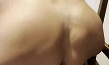 Blonde Wife's Intense Big Dildo Solo Masturbation Session