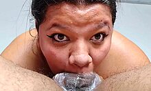 bbw preps sloppy deepthroat 69 ebony rough cum extreme