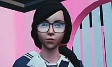 Indian housewife bends for rough office boss doggystyle pussy lick