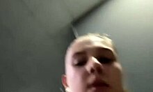 anal plug fingering in gym feels so good?