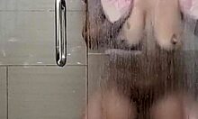 couple gets super dirty fucking n licking in hotel shower 💦😈