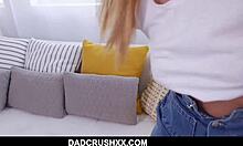 Petite stepdaughter, you must fuck stepdaddy before heading out tonight?