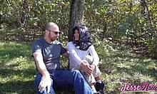 Muslim slut girlfriend takes anal atm to save her virginity