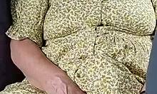 My dirty housewife wanks moaning orgasm in public car outdoor?