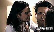 Stepbrother Pounds Two Sluts Then Stepsister In Threesome