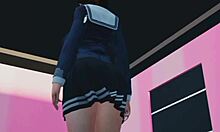 Indian housewife bends for rough office boss doggystyle pussy lick