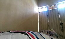 check my cheating wife in micro thong begging friend to fuck her