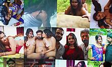 Desi stepsis sucks bhai's fat cock deep in public garden dirty hindi talk