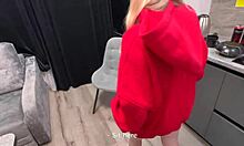 SEXY DELIVERY GIRL NO PANTIES FLASHES TITS SUCKS COCK FUCKS PUSSY