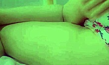 naughty student grinds huge dildo on soaked panties till she squirts