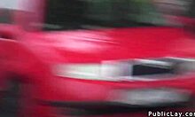 euro pickup couple fucks pov after public nude adventure