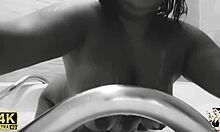 Milf teacher bubbles in bath then fists her huge pussy!