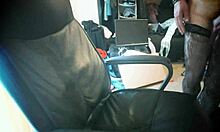 masked muscular shemale bodybuilder strokes pretty cock on webcam