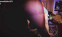 petite tattooed babe teases in red pantyhose twerking and stripping clothes ripped