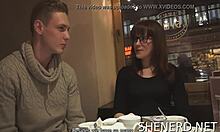 Glasses teen rabbit toys her tight cunt to rough orgasm