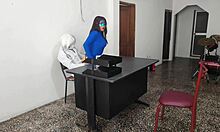 doctor, wanna watch your secretary ride my cock sensually on this desk?