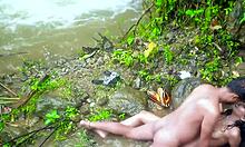 Hey babe ever seen real Indian lovers go wild outdoors like this?